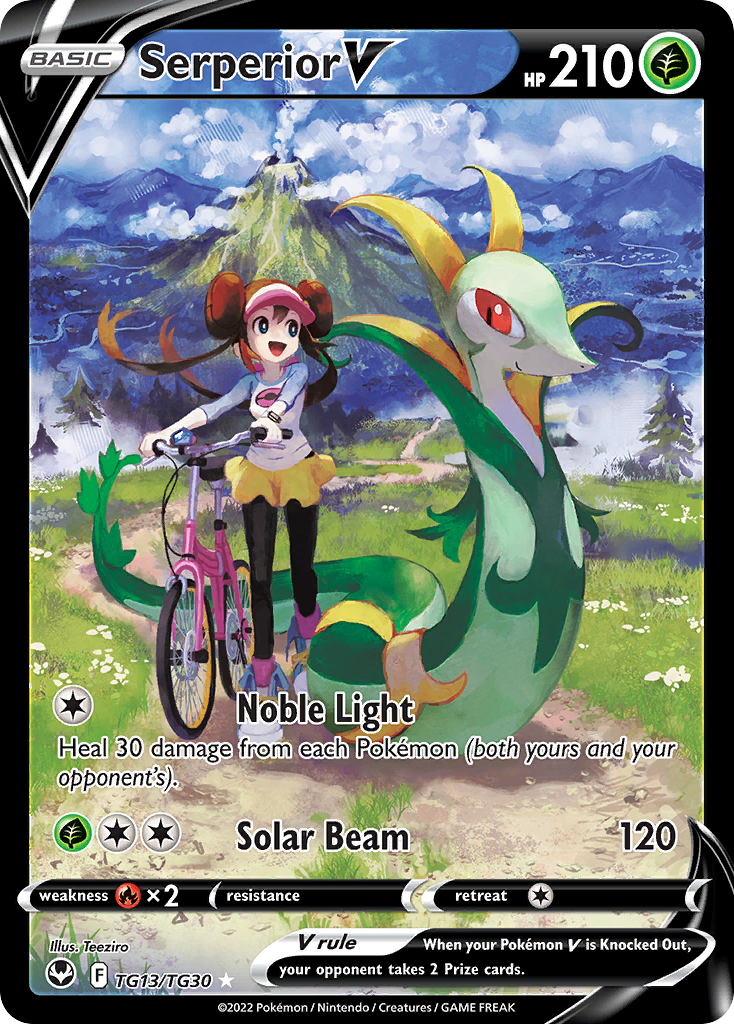 Silver Tempest Trainer Gallery Serperior V #TG13/30